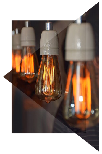 Ledlampen op een rij